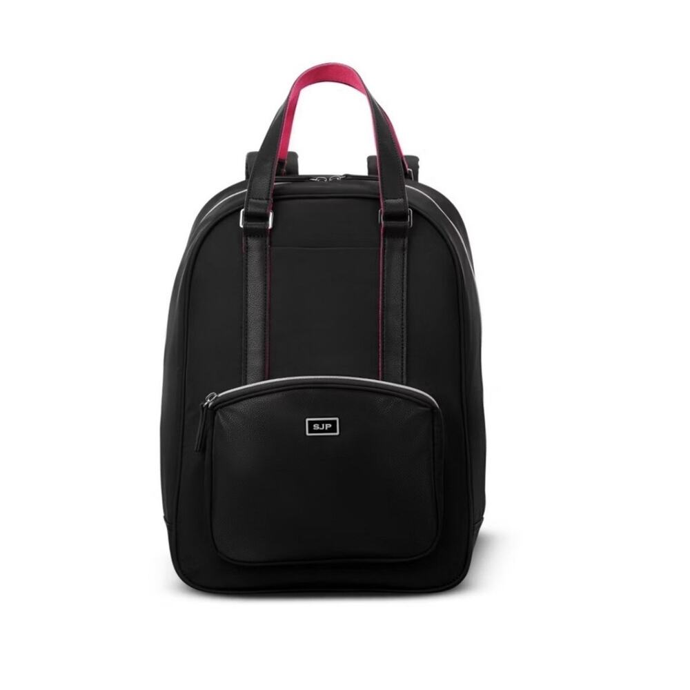Sarah Jessica Parker 16" RFID Weekender Backpack /Garment Bag - Black/Candy